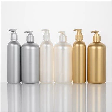 PET plastikinis šampūno butelis